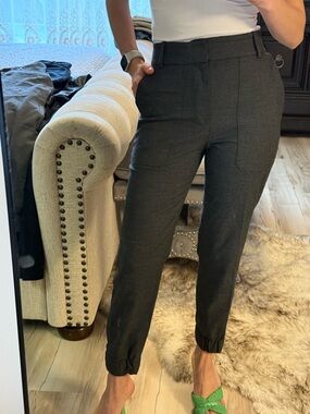 Zara Dark Gray Tailored Jogger Pants